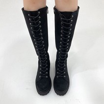 어바웃슈 로하델 레이스업 롱부츠