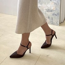 루이사 스트랩 슬링백힐 9cm