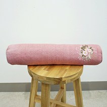 휴잠 인견 들국화 편백 베개, 핑크