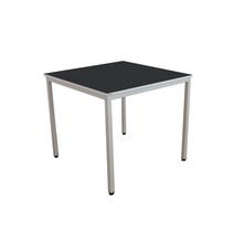 다가구 프래그마 1인용 공부 책상 80 x 60 x 72 cm, 상판(블랙 + 아이보리) + 프레임(아이보리)