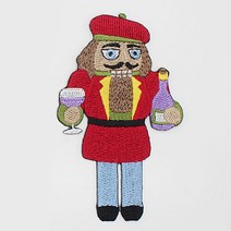 캐릭터 와펜 술꾼1 60 x 97 mm, 혼합색상, 1개