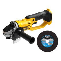 디월트 20V 125mm 충전 그라인더 본체 DCG412N + 티롤릿 절단석 블루 125mm 34408687, 1세트