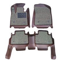 매트로스 6D 프리미엄 자동차 코일 카매트 1 + 2열, 투싼 NX4 하이브리드, 브라운