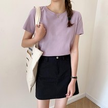 포플러앤씨 여성용 조이 반팔 티셔츠