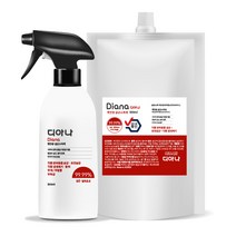 네이처펫 반려동물 디아나 살균소독제 500ml + 리필 500ml 세트, 1세트