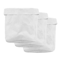 마켓감성 크래프트 종이봉투 12 x 12 cm, 화이트, 3개