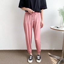 헤이진 여성용 살랑살랑 골지 조거팬츠