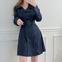 슈가펀 포쉬트렌치 원피스