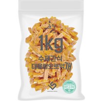 초심 강아지 대용량 실속형 수제간식 1kg, 1개, 치킨고구마