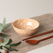 레트로 분식그릇 떡볶이 팝 대접, BROWN, 10개