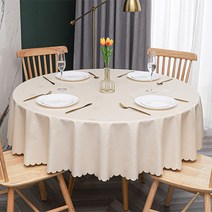 에어 엔틱 디자인 원형 식탁보, TYPE L, 160cm