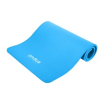 앤드어스 NBR 와이드 요가매트 + 보관스트랩 세트, 스카이블루(요가매트)