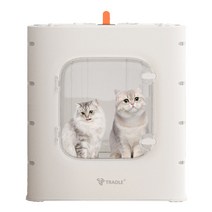 트래들 접이식 펫 드라이룸 62L SDM-SD1R, 화이트, 1개