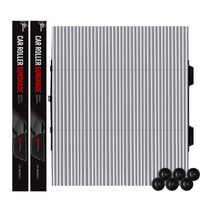 로드몬스터 차량용 차단하게 햇빛가리개, 2개, 블랙