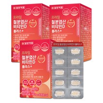 일양약품 프라임 철분 엽산 비타민D 플러스 49.5g, 3개, 90정