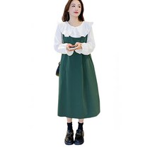민성컴퍼니 임산부 프릴 원피스 세트