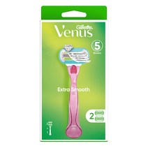 질레트 비너스 엑스트라스무스 여성용 면도기 + 면도날 2입, 1세트