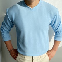머시따 남성용 차이나넥 트임 긴팔 티셔츠