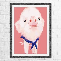 원더로우플레이스 보석십자수 DIY 키트, B 09 미니피그, 1세트