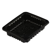 실링 사각 용기 검정 120 x 150 x 30 mm DS-12153, 1200개입, 1개