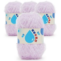 쎄비 촉촉 수세미 실 80g 4p, 102 파우더라벤더