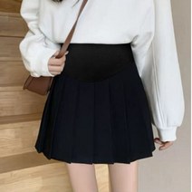 여성용 겟잇블루 패션 슬림 핏 플리츠 A라인 임산부 스커트