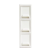 리빙숲 온도 플라스틱 서랍장 3단 소, 클레이 화이트, 1개