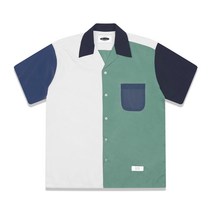 콰이어티스트 남성용 QT COLOR BLOCK MODAL SHIRT