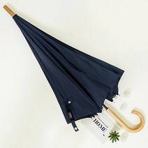 까르페디엠 60 우드 솔리드 골프 장우산, 네이비