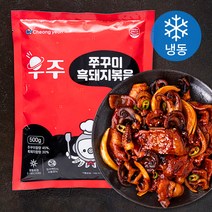 우주쭈꾸미 흑돼지 볶음 (냉동), 500g, 1개