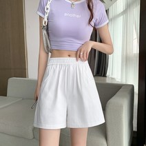 언헤브 여성용 솔리드 컬러 반바지