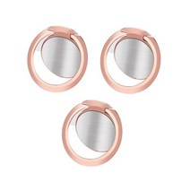 위드웍스 초슬림 아연합금 컬러 휴대폰 핑거링 1.8mm, 3개, 로즈골드