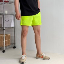 머시따 남성용 이지 밴딩 나일론 숏팬츠