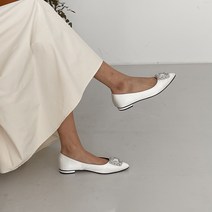 루스 새틴 플랫슈즈