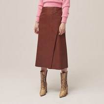 더센토르 CELINA LETHER SKIRT TC21AWSK01BR