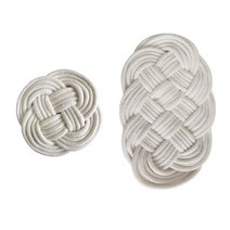 마켓감성 린넨 코튼 로프 플레이스 코스터 2종 세트, 순면타입