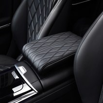 지엠지모터스 스테이블 차량용 타공 메모리폼 순정컬러타입 콘솔쿠션, 블랙, 1개