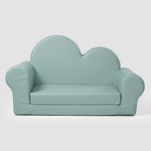 허니듀래빗 클라우디 2인용 유아쇼파 베드, 민트블루