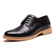 어클락 남성용 베비 펀칭 빈티지 캐주얼 정장구두 JNH152