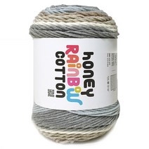 니뜨 허니 레인보우 코튼 뜨개실 100g, 523 그레이베이지, 1개