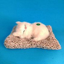 제이미마켓 인테리어 공기정화용 하얀고양이 인형장식, 혼합색상