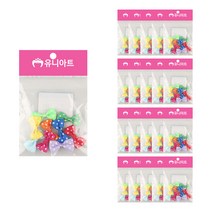 유니아트 땡땡이 리본 소 9p, 혼합, 20개