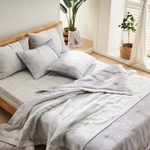 레오나 라치 풍기인견 여름 차렵이불 + 베개커버 세트 퀸