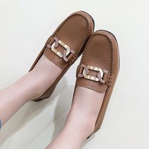 지쎄 여성용 제이슈 양가죽 수제 덤보 로퍼 2cm