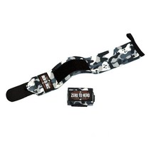 제로투히어로 헬스 카모 손목보호대 SIGNATURE Black camo 양쪽 세트, 1세트