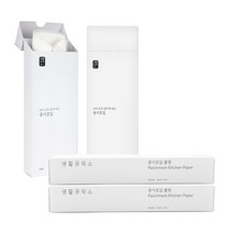 생활공작소 종이호일 원형 26.7cm 30p x 2개 + 롤형 30cm x 10m x 2p 세트, 1세트