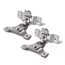 손잡이세상 코너용 스텐 걸고리 잠금쇠 대, 2개