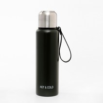 핫 앤 콜드 듀얼 진공 보온병, 다크그린, 800ml