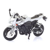 MOTORMAX 1:18 레프리카 야마하 FZ-1 오토바이 모형 MTX019053SI, 실버