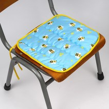 더해피 아동용 의자 끈 방석 2p